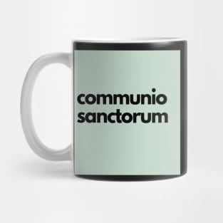 communio sanctorum, green Mug